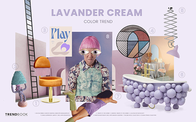 Lavender Cream - Color Trends 2023