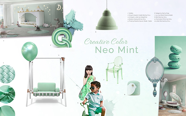 Kids Rooms | Color Trends Neo Mint