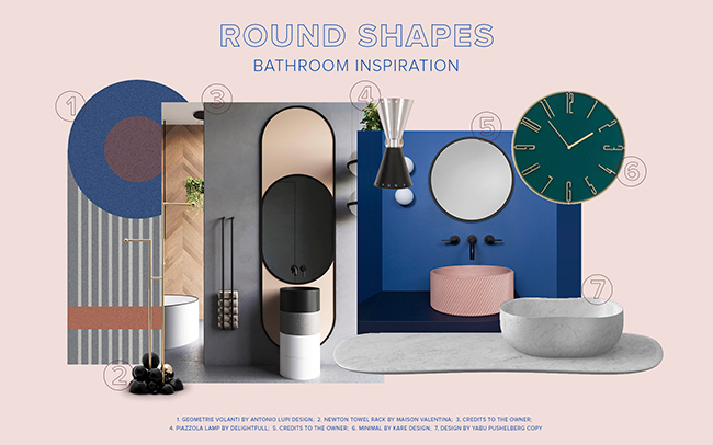 Rounded Shapes Inspiration Bathroom Trends