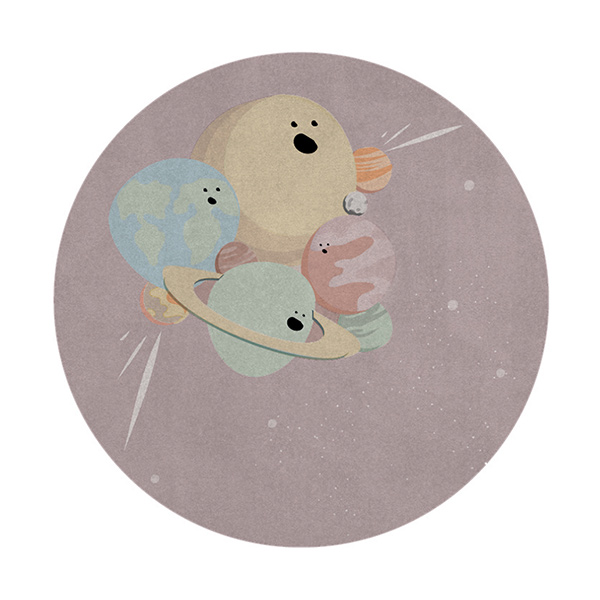IV Planets Round Rug Trend Products