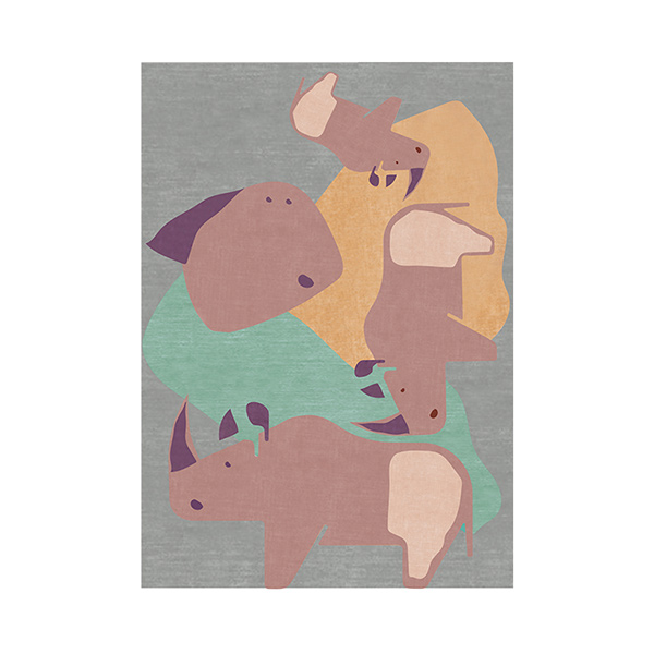 The Rhino's Troupe Rug Trend Products